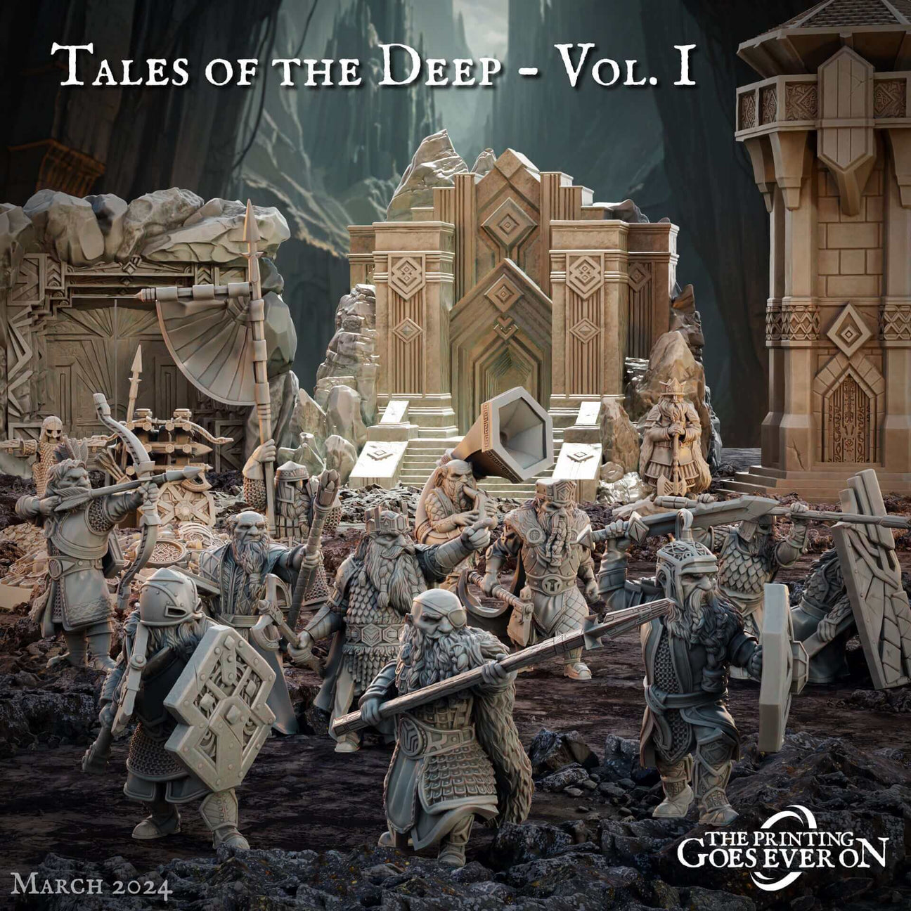 Zwergische Tabletop Miniaturen - Tales of the Deep Vol. 1
