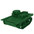 Soviet-T-37A-light-tank-Wargame-Modell