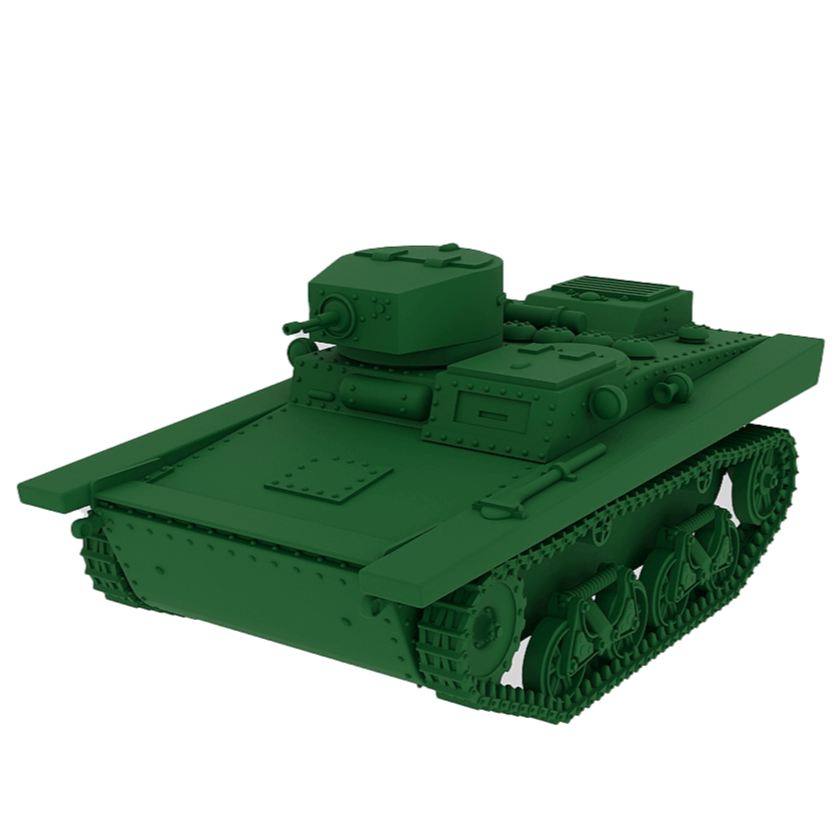 Soviet-T-37A-light-tank-Wargame-Modell