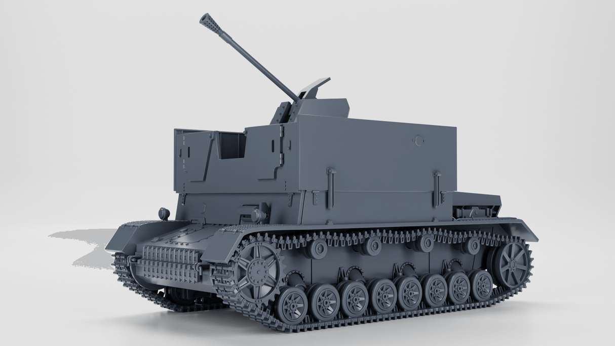 Flakpanzer-IV-3-7cm-FlaK-43-Möbelwagen-WWII-Modell
