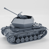 Flakpanzer-III-3-7cm-FlaK-43-WWII-Modell
