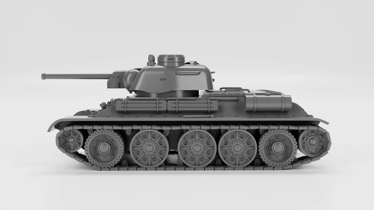 T-34-76-Modell-1943-Kampfpanzer-WWII-Modell
