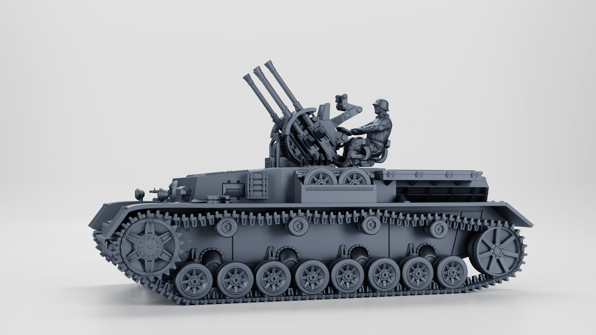 Wilhelm-Krause-Flakpanzer-IV-WWII-Modell
