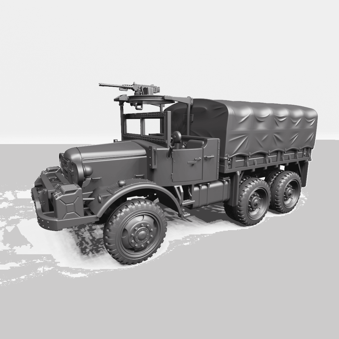 WWII-Mack-NO-Lastwagen-Armee-Modellbau
