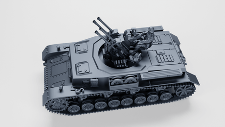 Flakpanzer-IV-Feldmodifikation-mit-Gunner-Tabletop
