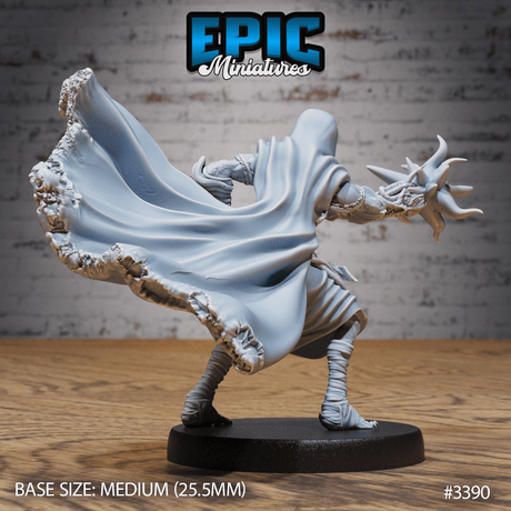 Mind Eater Cult Mage Attack Miniatur - Ansicht von hinten