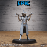 Epic Miniatures' Sheriff Female Figur in 3 Posen - Stehend, Schießend, von vorne