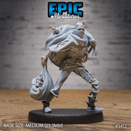 Undead Dynamite Bandit Miniatur in Aktion - Ein Meisterwerk der Tabletop-Kunst von Epic Miniatures