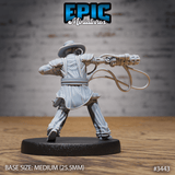 Gatling-Kunstmeister Sheriff Miniatur in Aktion - Ein einzigartiges Stück Tabletop-Kunst von Epic Miniatures