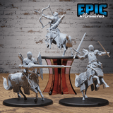 Sammlung von Zentaur-Ritter Tabletop-Miniaturen – Large Größe