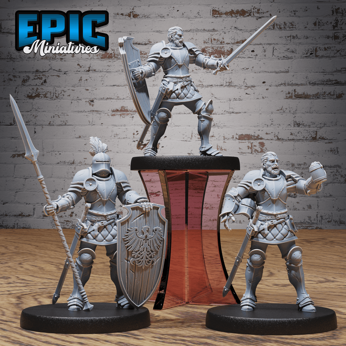 Sammlung aller Ritter Sir Tristan Tabletop Miniaturen 