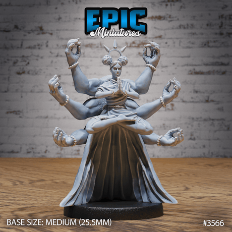 Divine Hands Priestess Meditation (Medium): Divine Hands Priestess Miniatur - Meditationshaltung (Medium) für Tabletop Spiel und Sammler.