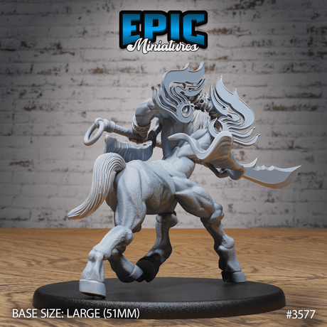 Divine Centaur Miniatur - Rückansicht (Large) für Miniaturfigur für Tabletop