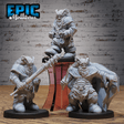 Gesamtansicht Dwarf Tiefling Miniaturen: Überblick über alle Posen des Zwerg-Tieflings.