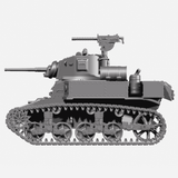 Amerikanischer-M3A1-Flammenwerfer-Panzer-Modellbau
