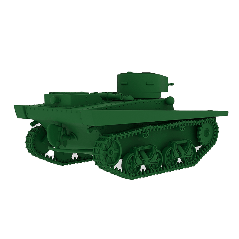 Soviet-T-37A-aufklärungspanzer-Modellbau