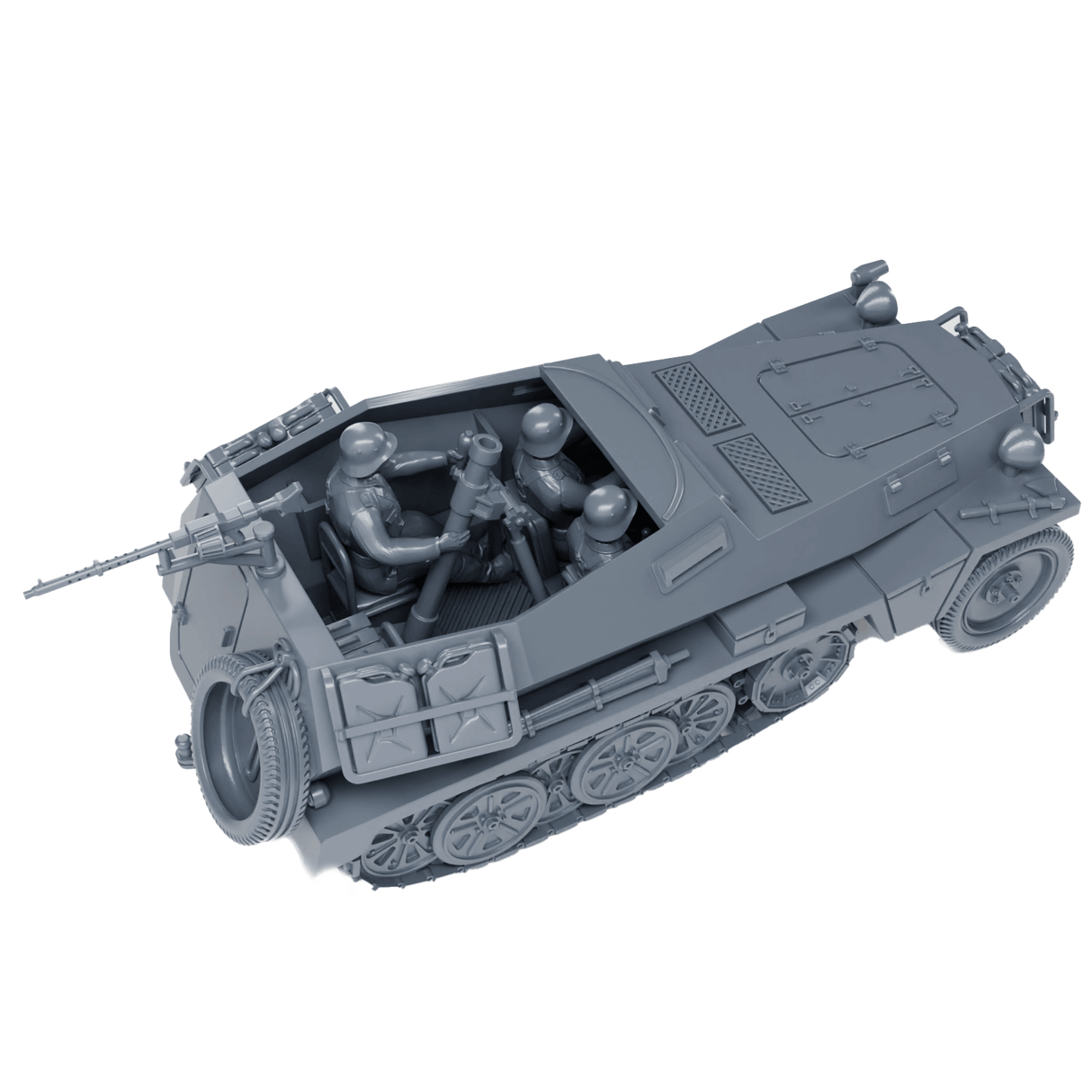 WWII-Sd-Kfz-250-7-Mörserträger-Modell