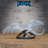 Gepanzerter Drache im Angriff von hinten für Tabletop Miniatur