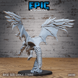 Gepanzerter Drache Fliegend von hinten für Tabletop Miniatur