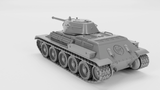 Sowjetischer-T-34-76-Stalingrad-Kriegspanzer-Modell
