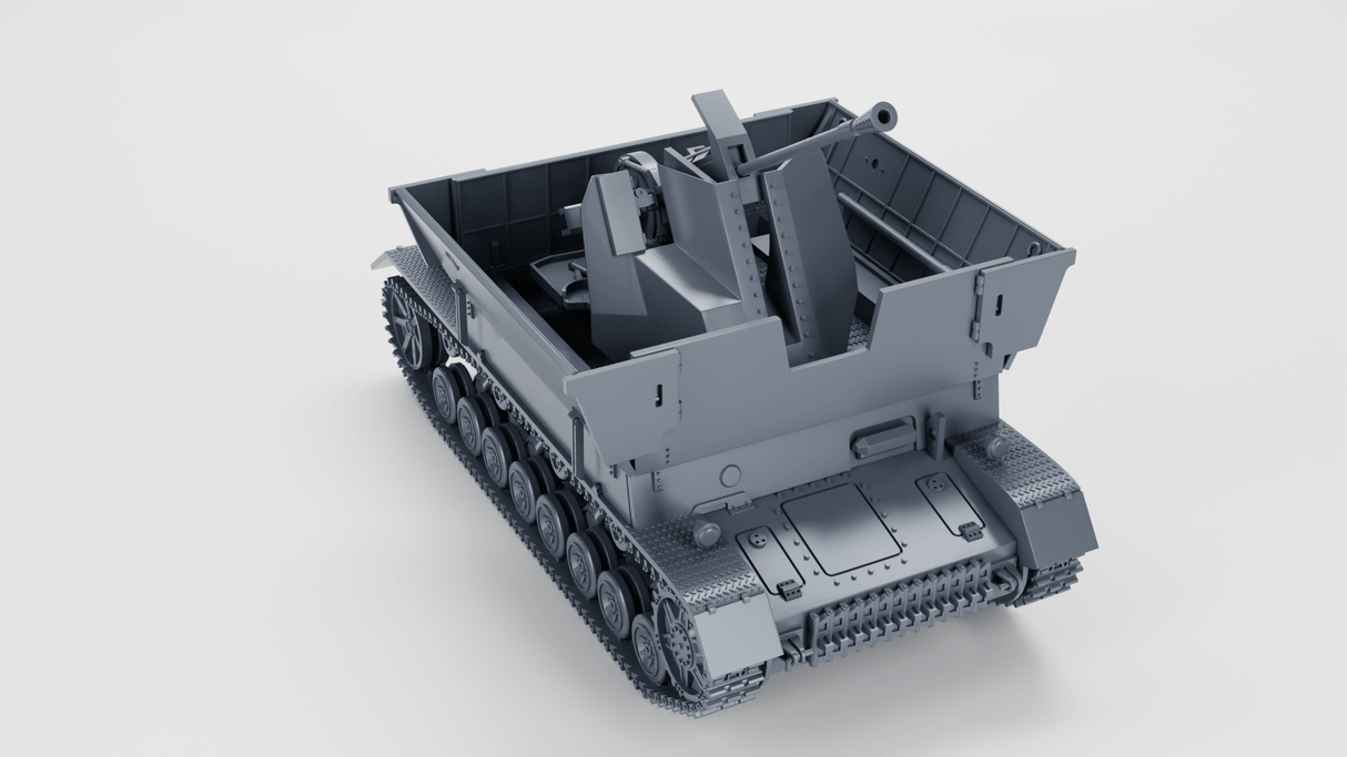 Flakpanzer-IV-mit-3-7cm-FlaK-Wargame-Modell
