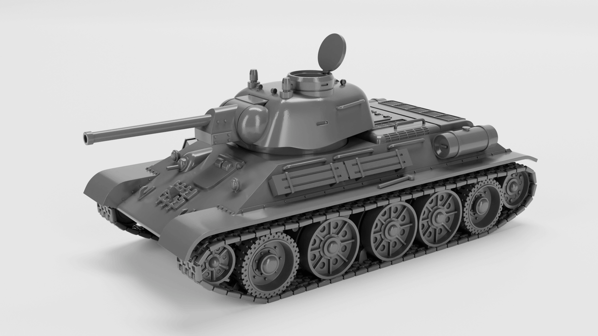 Sowjetischer-T-34-76-Rote-Armee-Kriegspanzer-Modell
