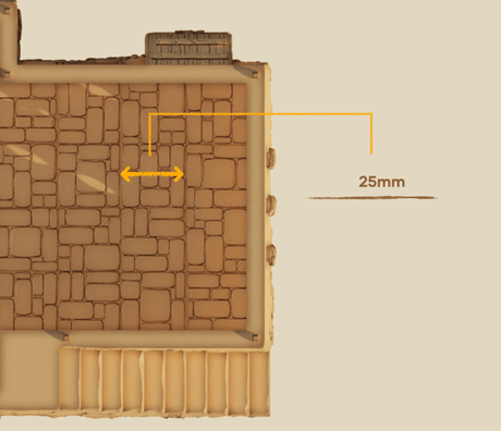 Detailliertes Gästehaus für Tabletop-Spiele