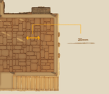 Bâtiments de scierie du désert – Terrain de table