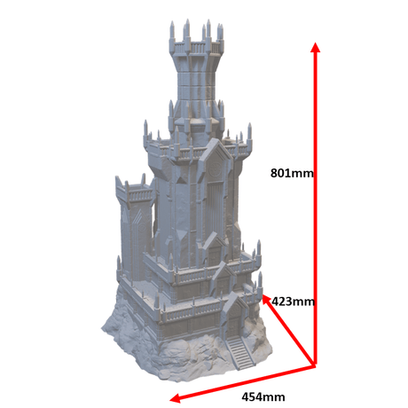 3D FDM gedruckte Ironmoor Burg