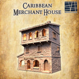 Detailreiches Caribbean Market House mit kolonialer Architektur
