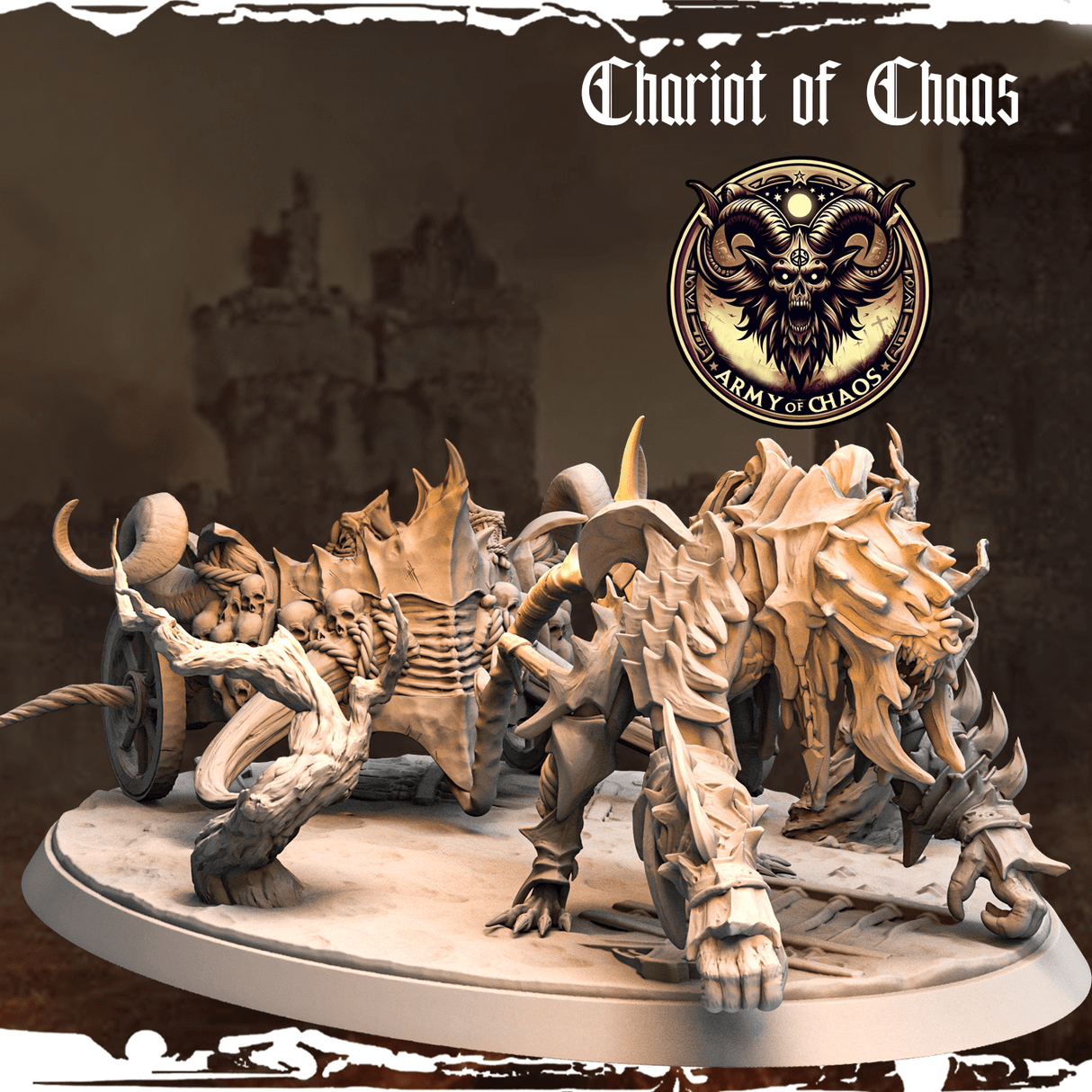 Chariot of Chaos bemalbare Tabletop Miniatur
