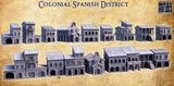 Quartier colonial espagnol | Terrain de table 28 mm 