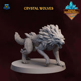 Kristallwolf in 32mm - Tabletop Miniatur