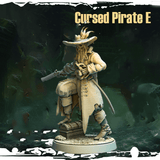 Cursed Pirates E - Tabletop Miniature (3 versions)