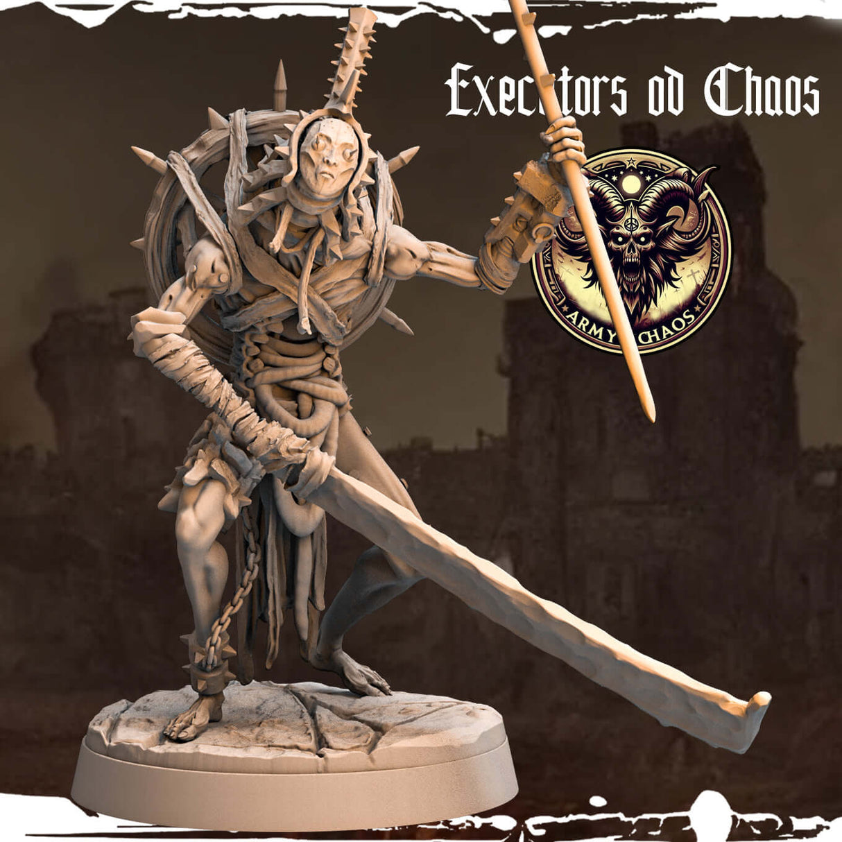 Chaos Elite Krieger mit Runenwaffen für RPG
