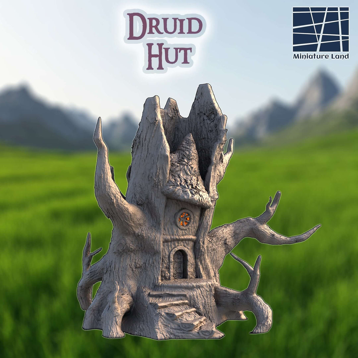 Druidenhütte für Tabletop und Rollenspiel
