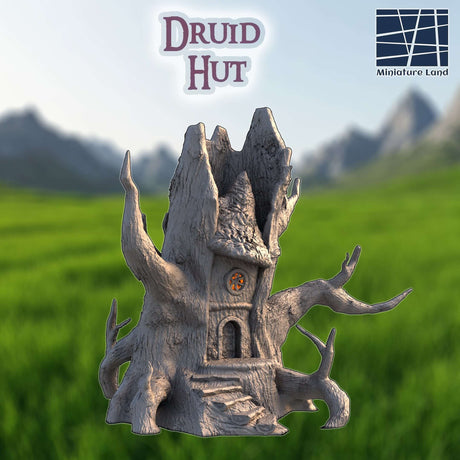 Druidenhütte für Tabletop und Rollenspiel
