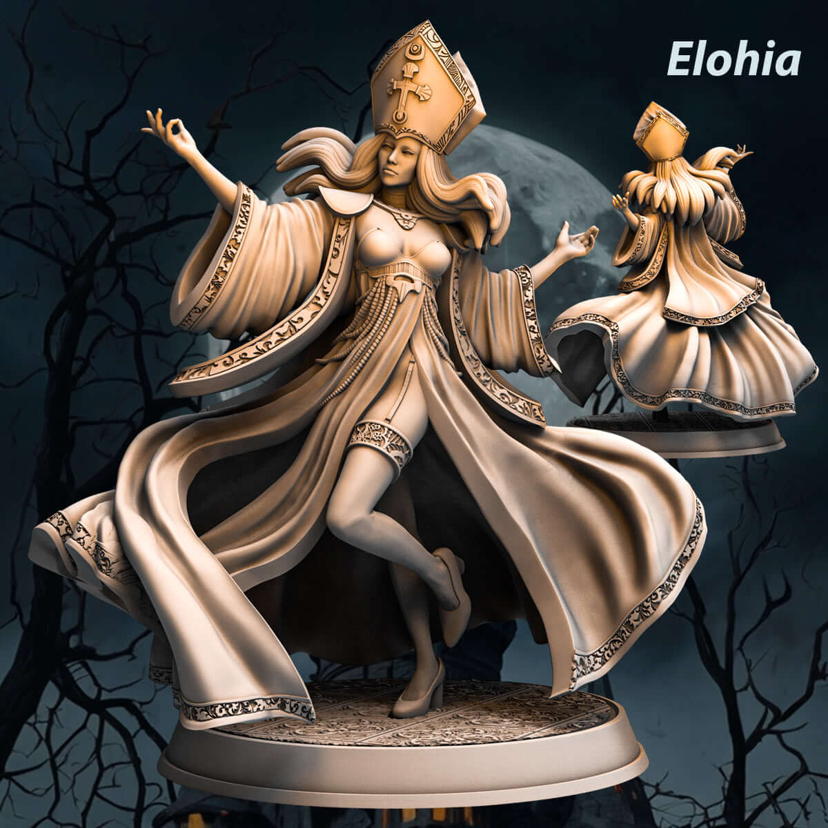 Elohia Hohepriesterin Miniatur bemalbar 75mm
