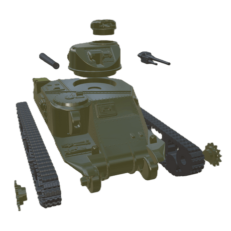 M3 Lee Medium Tank Modell, perfekt für Militärmodellbauer und Wargamer