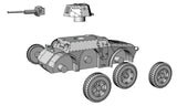 Italienischer AB-41 Aufklärungswagen in Miniatur für Tabletop