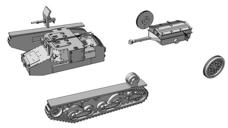 Detailgetreuer L40 Munitionstransporter für historische Wargames