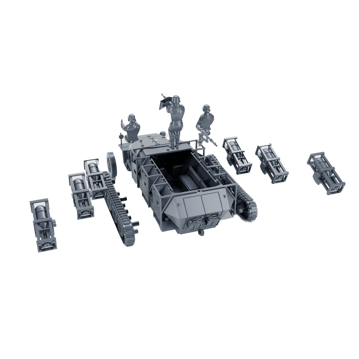 Sd-Kfz-251-Stuka-zu-Fuß-WWII-Tabletop-Modell
