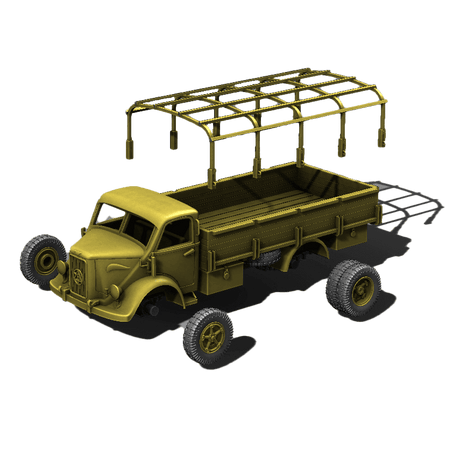 WWII italienischer LKW Bianchi Miles Modell für Wargaming