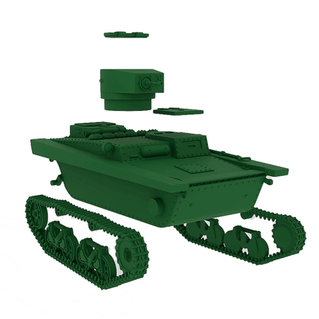 Amphibischer-T-37A-Soviet-light-tank-Modell