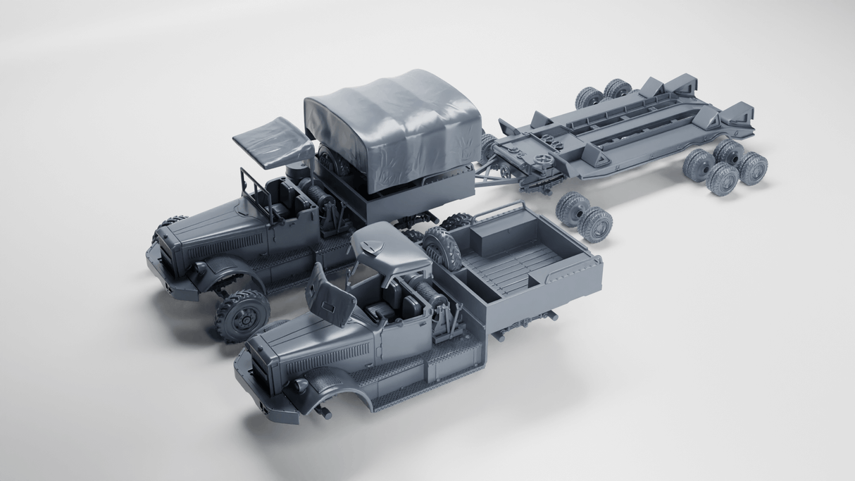 US-Schwertransporter-M19-WWII-Modell
