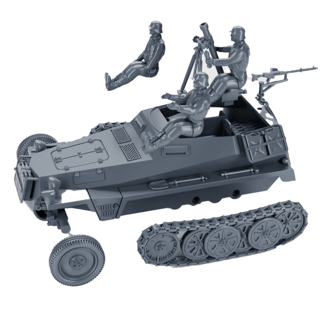 Sd-Kfz-250-7-Granatwerfer-Kanonen-Geschütze