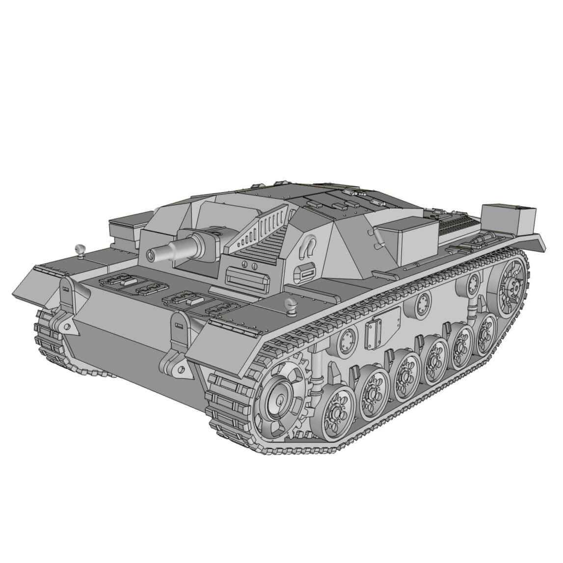 Sd-Kfz-142-Sturmgeschütz-III-WWII-Modellbau
