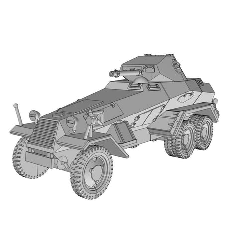 Sd-Kfz-231-Panzerspähwagen-WWII-Modellbau
