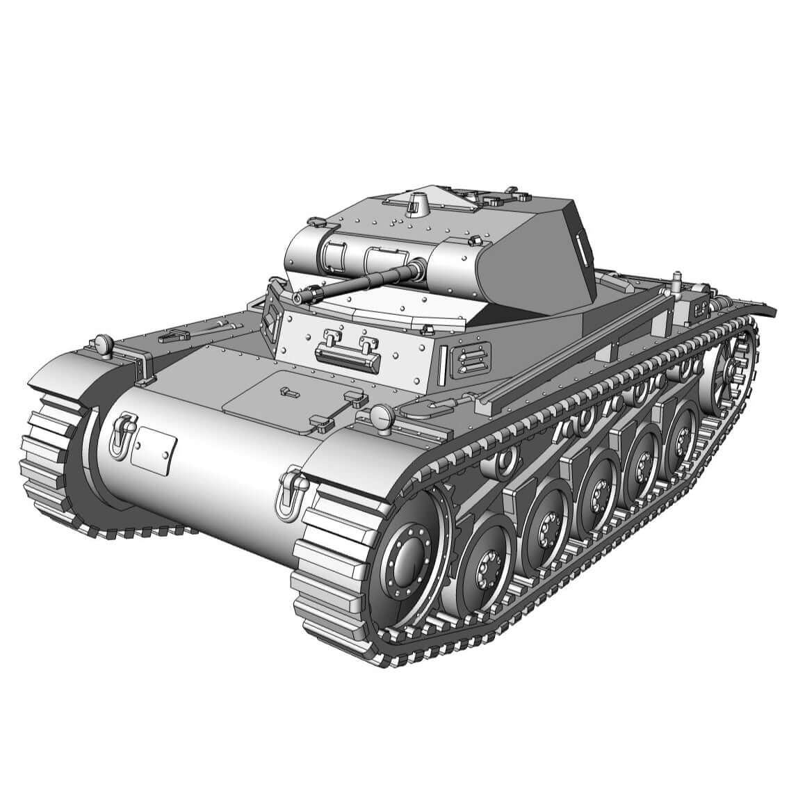 Deutscher-Pz-Kpfw-II-Ausf-C-Version-II-Wargame
