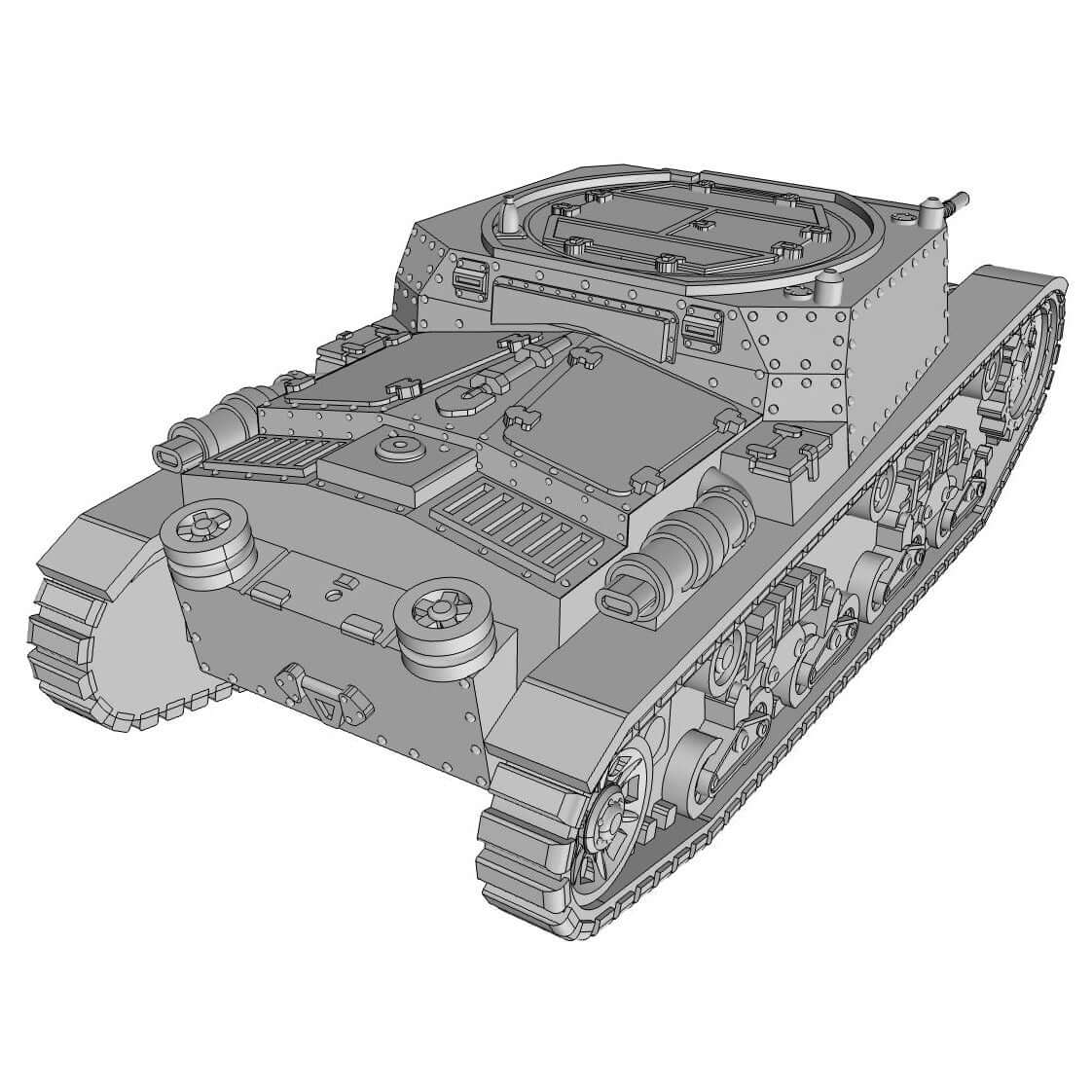 Italienischer M41 Kommandopanzer für Tabletop-Spiele